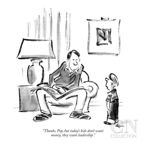 fathership versus leadership-newyorker-cartoon